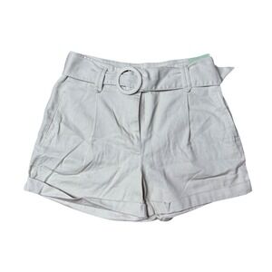 NWT Ryegrass Belted Shorts Size 8 Sandshell Preppy Utility Relaxed Casual Beach